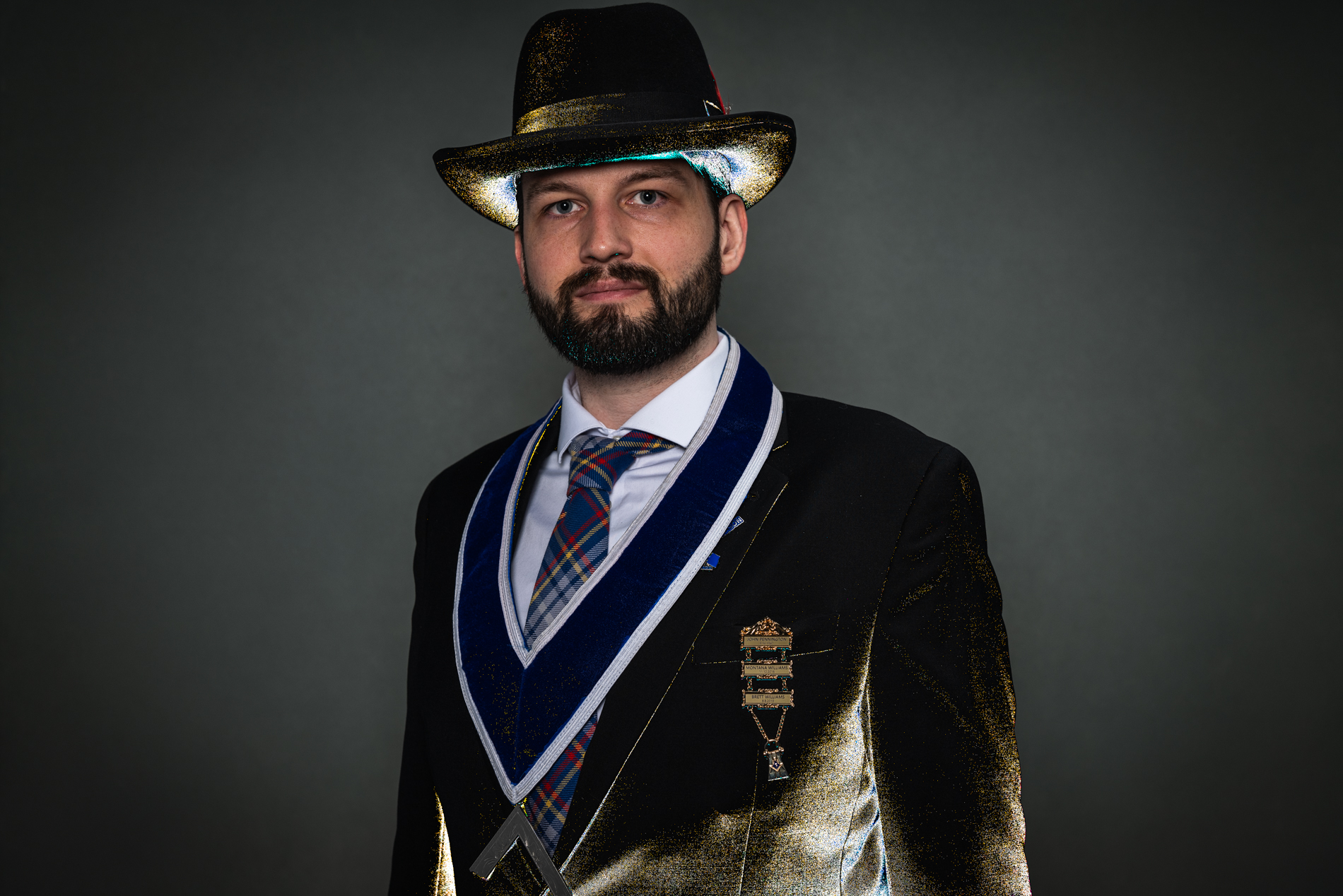 PAHRUMP, Nevada - {month name:0:UC)
{day}: 2024 SV Lodge #57 Installation of Officers

Photo Credit: Mathew Michael McCarthy Matt McCarthy Photography

Officers for Sandy Valley Lodge #57, for the 2024 calendar year, were installed at the Pahrump, Nevada Masonic Lodge on December 9, 2023.